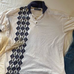 van heusen shirt L While Polo short sleeve tops